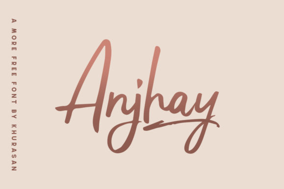 Anjhay Font: A Modern Handwritten Typeface for Creative Campaigns