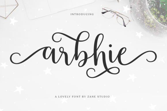 Arbhie: A Handwritten Font for Editorial Design and Branding