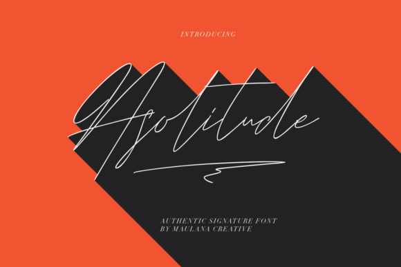 Asolitude Font for Creative Design Projects