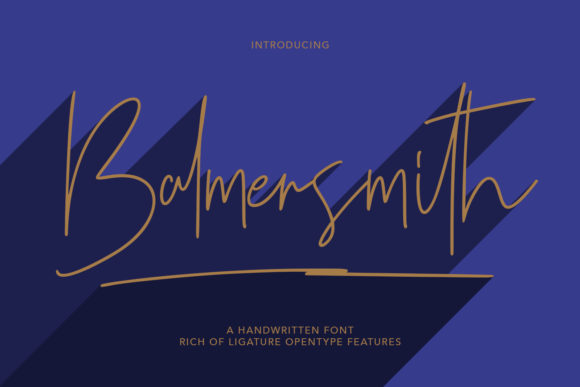 Balmersmith Font: Elevate Your Campaign Typography