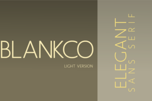 Blankco Light: A Modern Sans Serif Typeface for Editorial Design