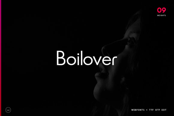 Boilover: A Modern Sans Serif Font for Editorial Design