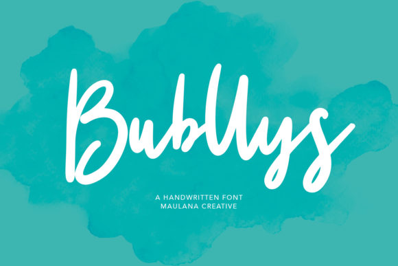Bubllys Font Review: A Playful Script for Creative Branding