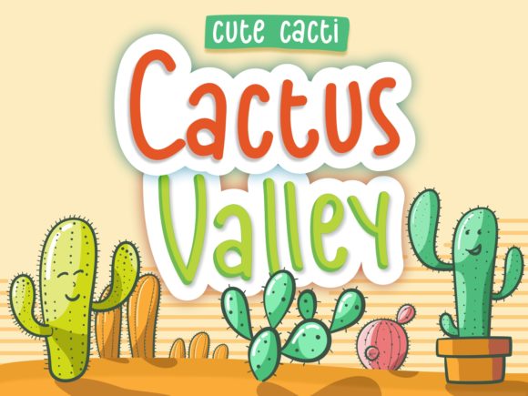 Cactus Valley Font for Vibrant Branding and Digital Campaigns