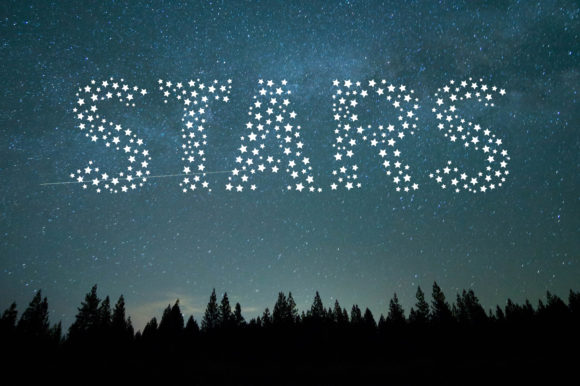 Color Stars Font: A Decorative Typeface for Dreamy Designs