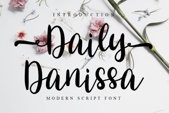 Daily Danissa — Bold Script Font for Strong Branding and Design