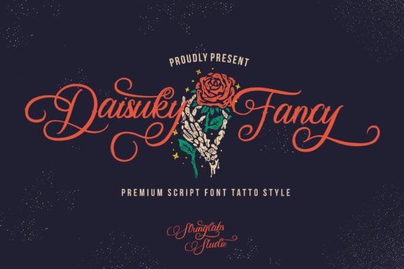 Daisuky Fancy Font for Editorial Design and Creative Publishing