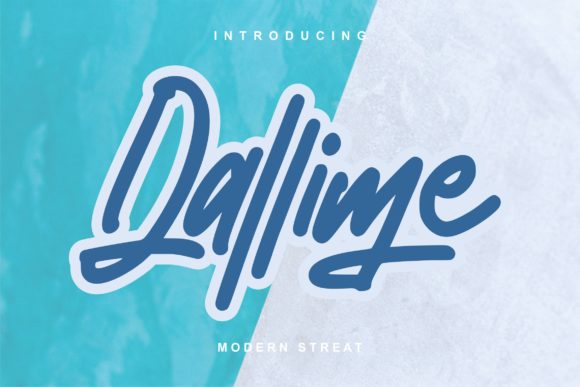 Dallime Font for Crafters and Product Designers