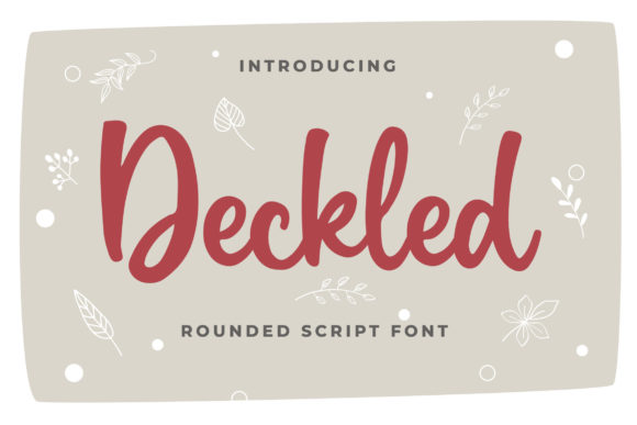 Deckled Font: Elevate Your Brand with a Script Handwritten Typeface