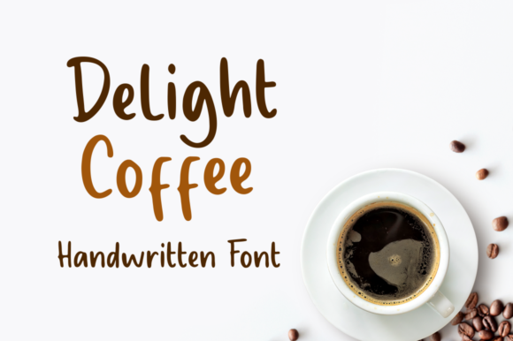 Delight Coffee Font for Handmade and Creative Projects