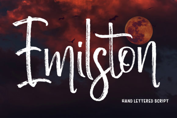 Emilston Font: A Handwritten Script for Editorial Design