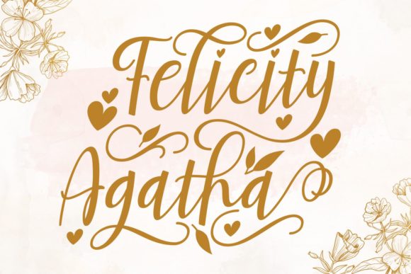 Felicity Agatha: A Beautiful Handwritten Script Font