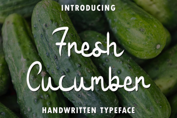 Fresh Cucumber Font for Elegant Editorial Design