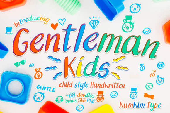 Gentleman Kids: A Joyful Handwritten Font for Editorial Delight