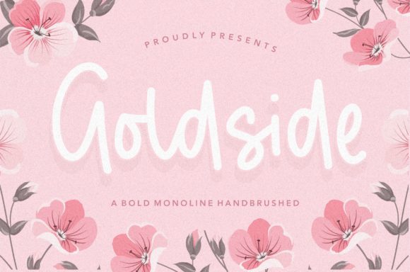 Goldside: A Bold Handwritten Font for Designers