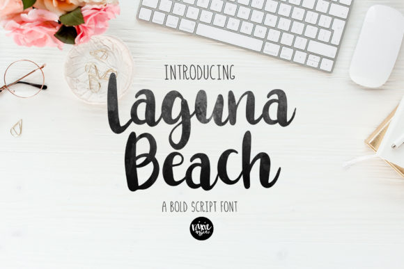 Laguna Beach Font for Editorial Design