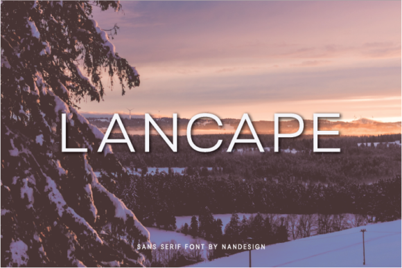 Lancape Font Review for Branding and Design