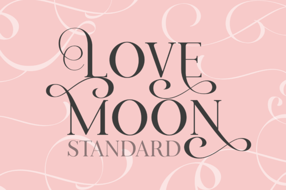 Love Moon Standard Typeface for Elegant Branding Projects