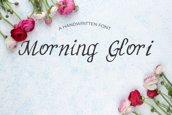 Morning Glori: A Delicate Handwritten Font for Elegant Branding