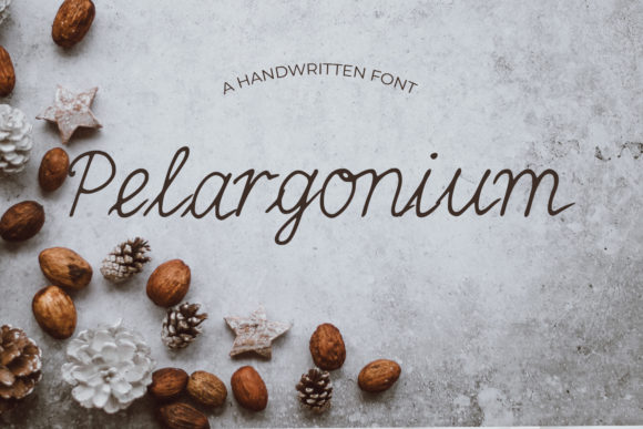 Pelargonium: A Script Handwritten Font for Elegant Branding
