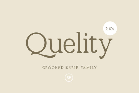 Quelity Font for Editorial Design and Creative Projects