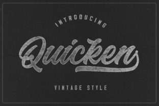 Quicken Font: A Vintage Touch for Professional Branding
