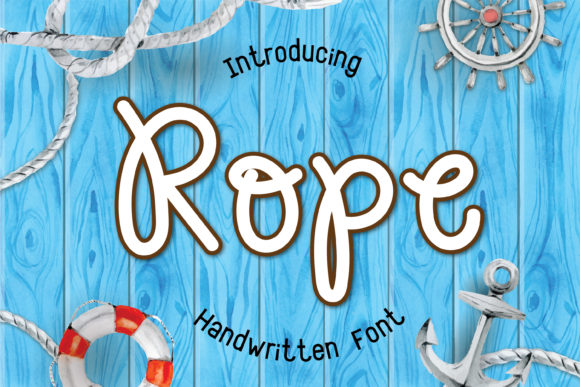 Rope Font: A Sweet Handwritten Typeface for Makers