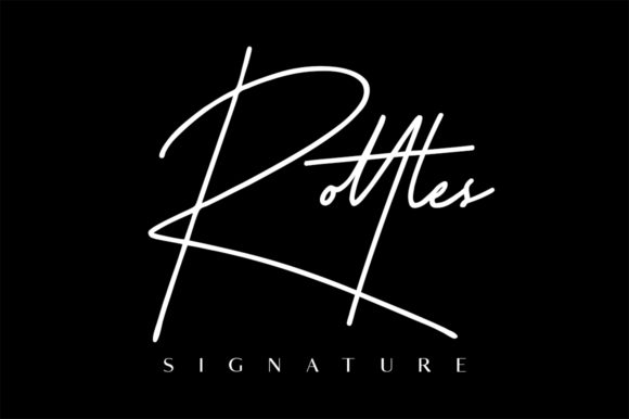 Rottles Signature Font for Professional and Creative Branding