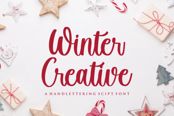 Winter Creative Font for Handmade and Stationery Creations