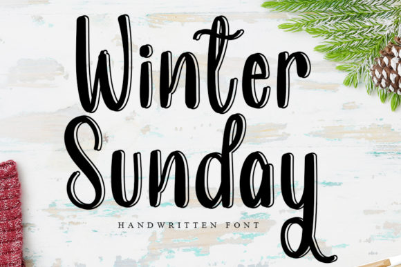 Winter Sunday Font for Professional Branding