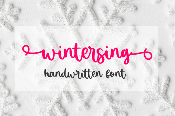 Wintersing: A Handwritten Script Font for Digital Designers